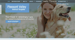 Desktop Screenshot of pleasantvalleyanimalhospital.com